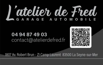 Devanture de Garage L'Atelier de Fred
