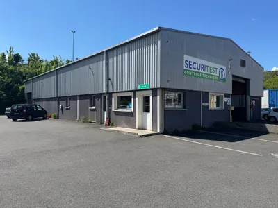Devanture de Sécuritest Contrôle Technique Fraisses | Auto - Moto - VSP