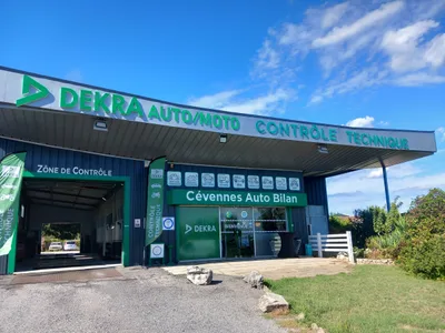 Devanture de Dekra -Ales - Cévennes Auto Bilan