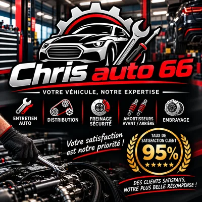 Devanture de Garage Chris auto 66