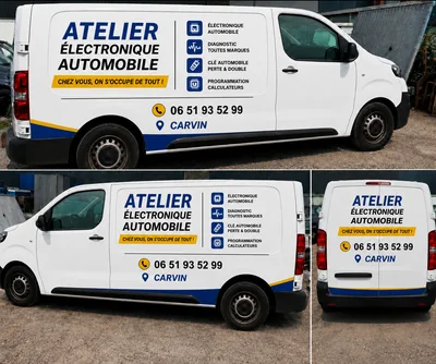 Devanture de Atelier Électronique Automobile – Diagnostic, Clés & Programmation