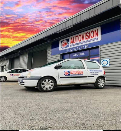 Devanture de Autovision Gisors