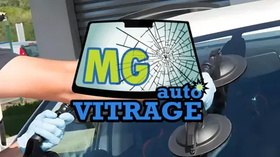 Devanture de MG Vitrage Auto