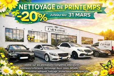 Devanture de Car Wash 82