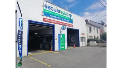 Devanture de Sécuritest Contrôle Technique Automobile Nantes - Route De Rennes