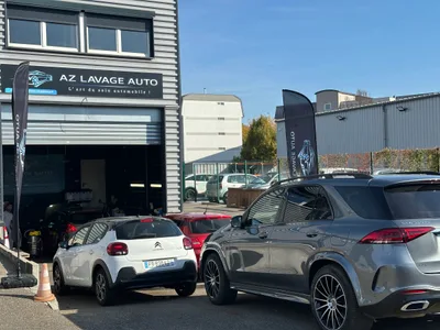 Devanture de AZ Lavage Auto Strasbourg
