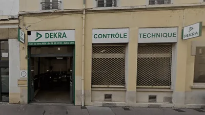 Devanture de DEKRA contrôle technique Lyon 03