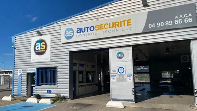 Devanture de AS Autosécurité Contrôle Technique AVIGNON