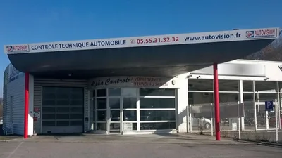Devanture de CTA87 Contrôle Technique Alphacontrole Limoges Auto et Moto