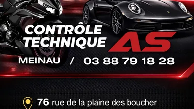 Devanture de Contrôle Technique AS Strasbourg