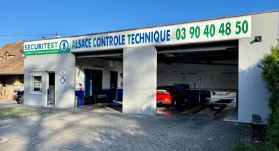 Devanture de Sécuritest Contrôle Technique Automobile Strasbourg Meinau Neuhof