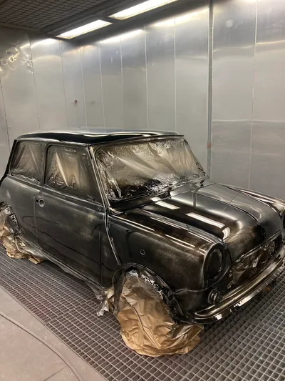 Devanture de Carrosserie Peinture G. Bouchard