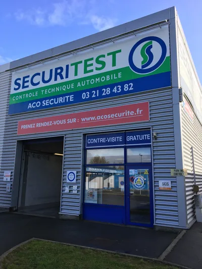 Devanture de Sécuritest Contrôle Technique Noyelles Godault