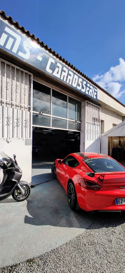 Devanture de MS Carrosserie