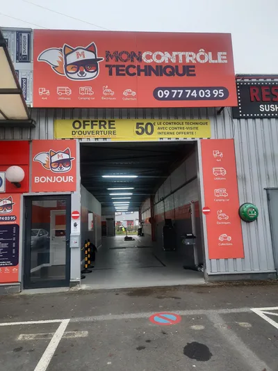 Devanture de Mon Contrôle Technique Nogent sur Oise - Saulcy