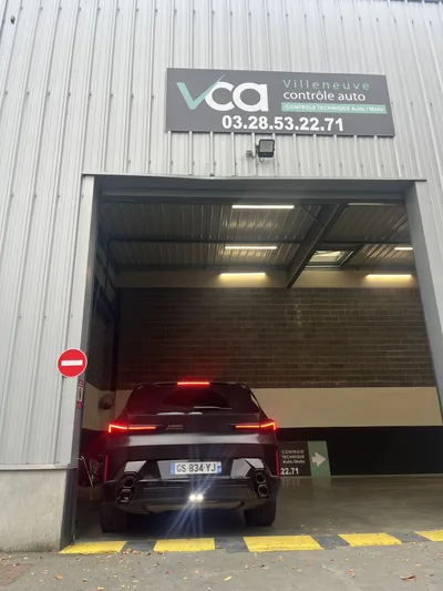 Devanture de VCA contrôle technique